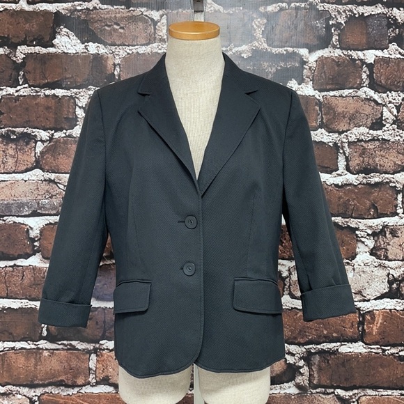 Basler Jacket Blazer Black Buttons Size Small FR 34 - Picture 1 of 14